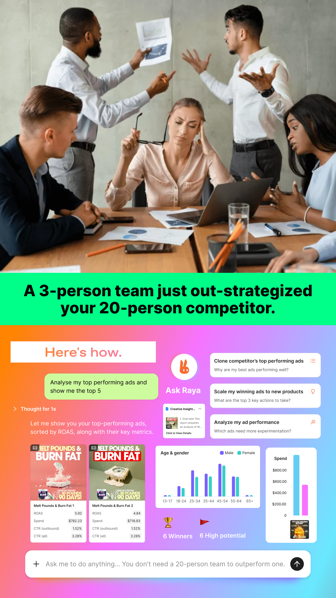 Atria AI Facebook ad