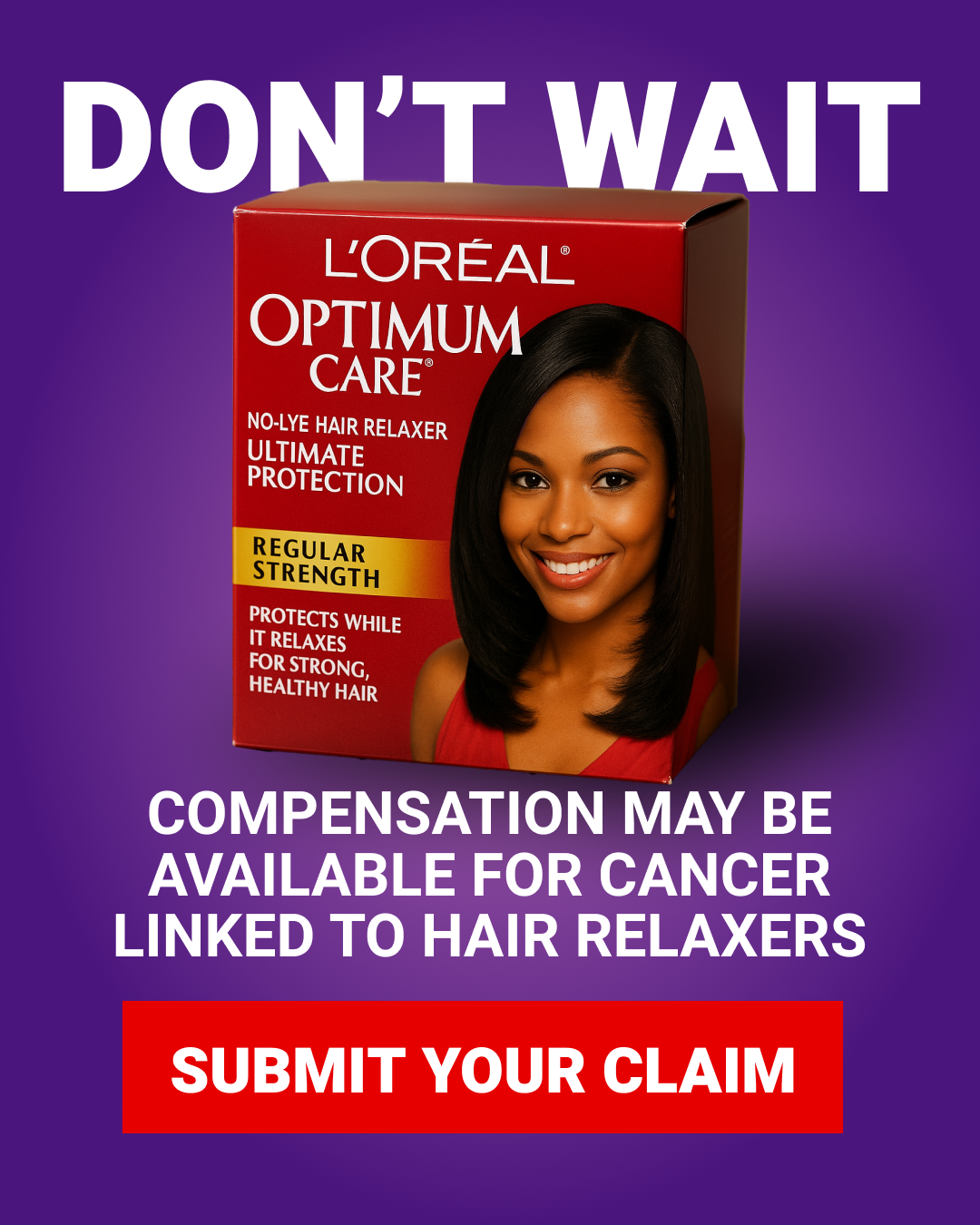 Advocate Alliance Group Facebook ad: Hair Relaxers Linked to Cancer Risk