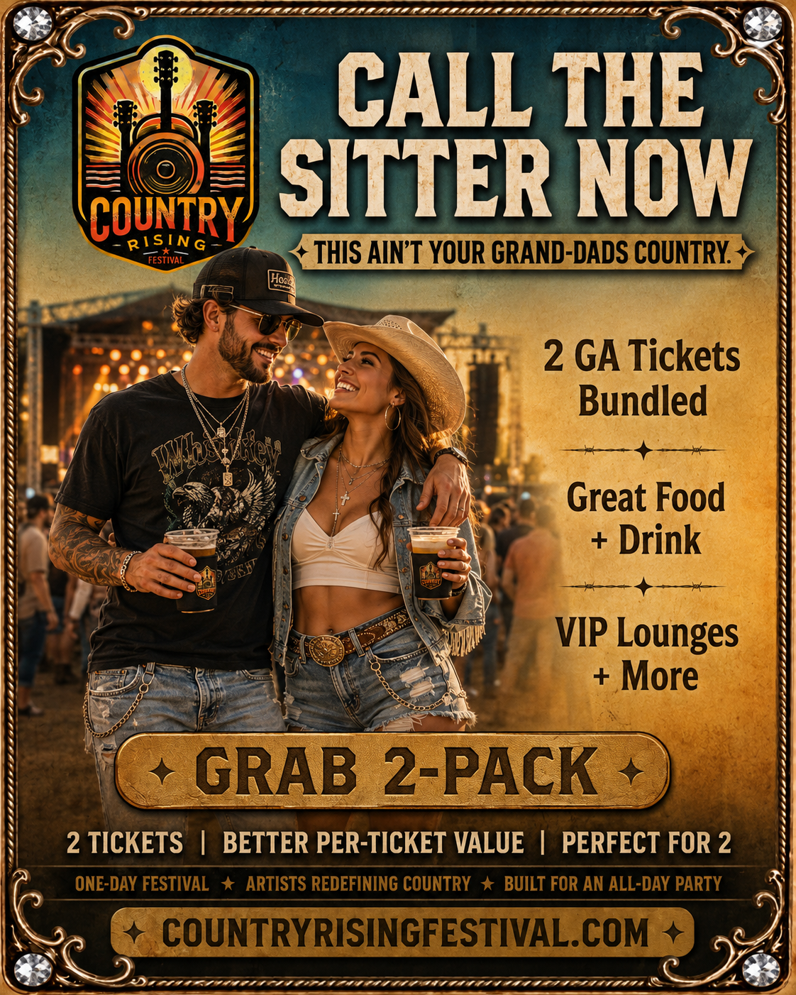 Country Rising Fest : Winnipeg Facebook ad
