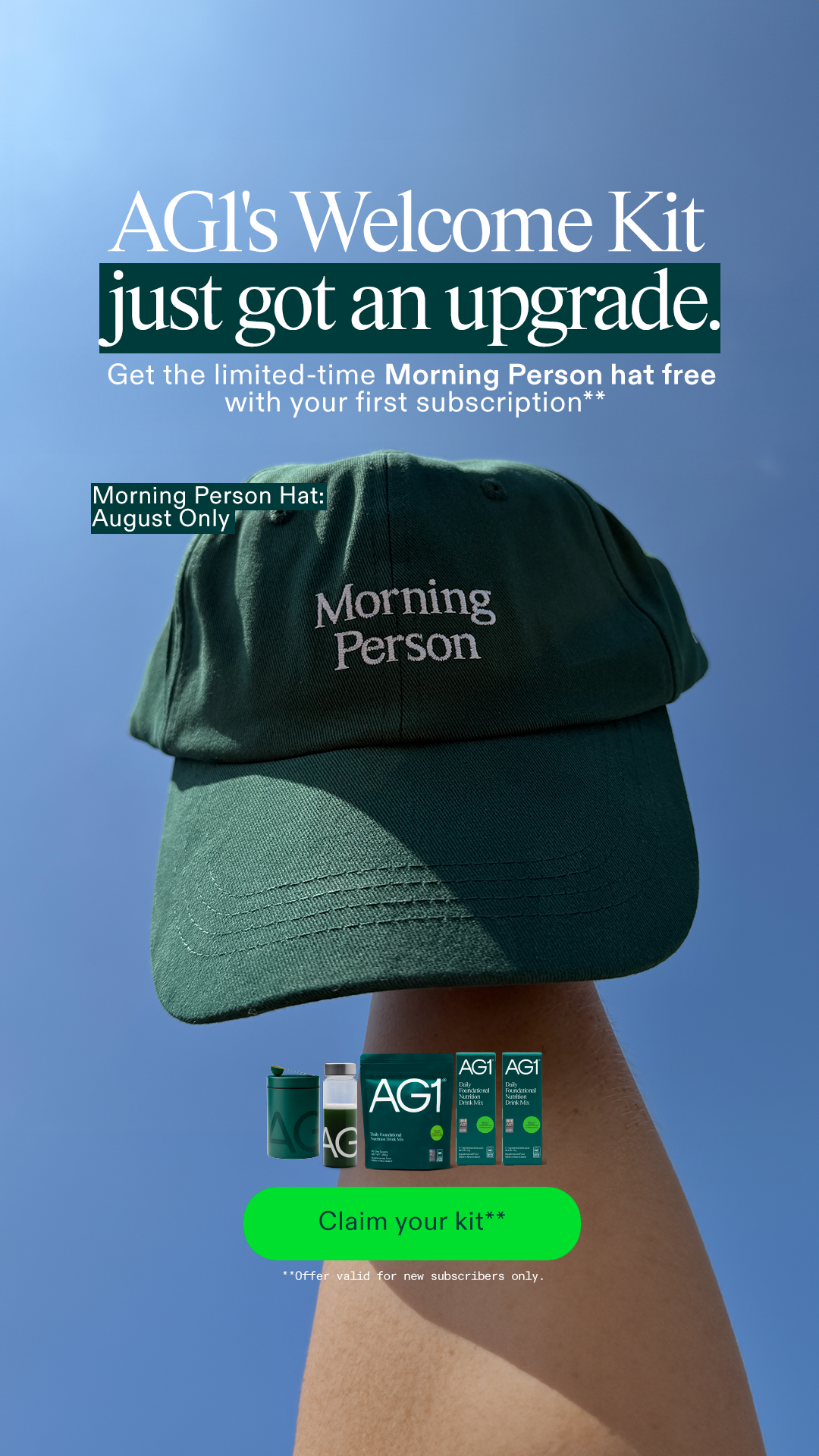 AG1 by Athletic Greens Facebook ad