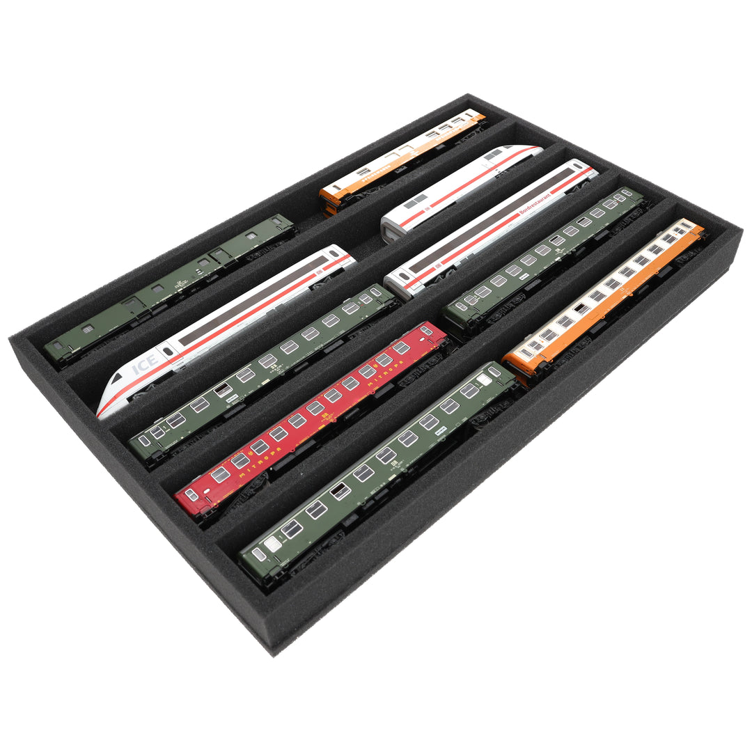 Feldherr Model Train Facebook ad: Model Train Storage Made Easy