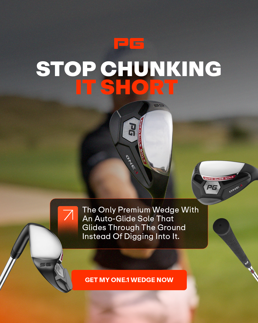 Performance Golf Facebook ad