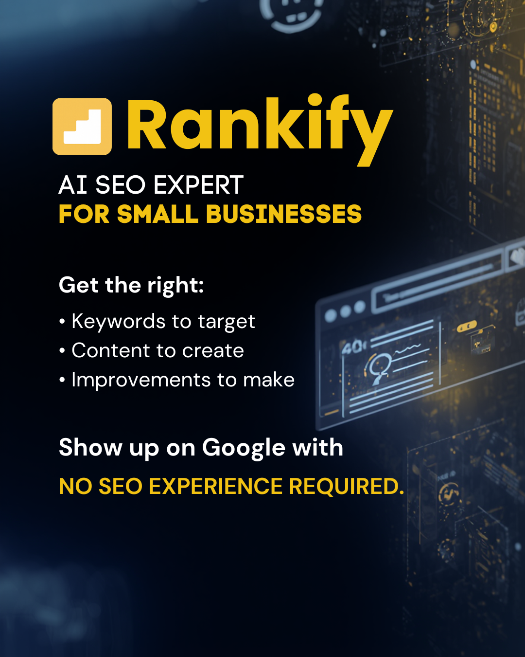Rankify Facebook ad
