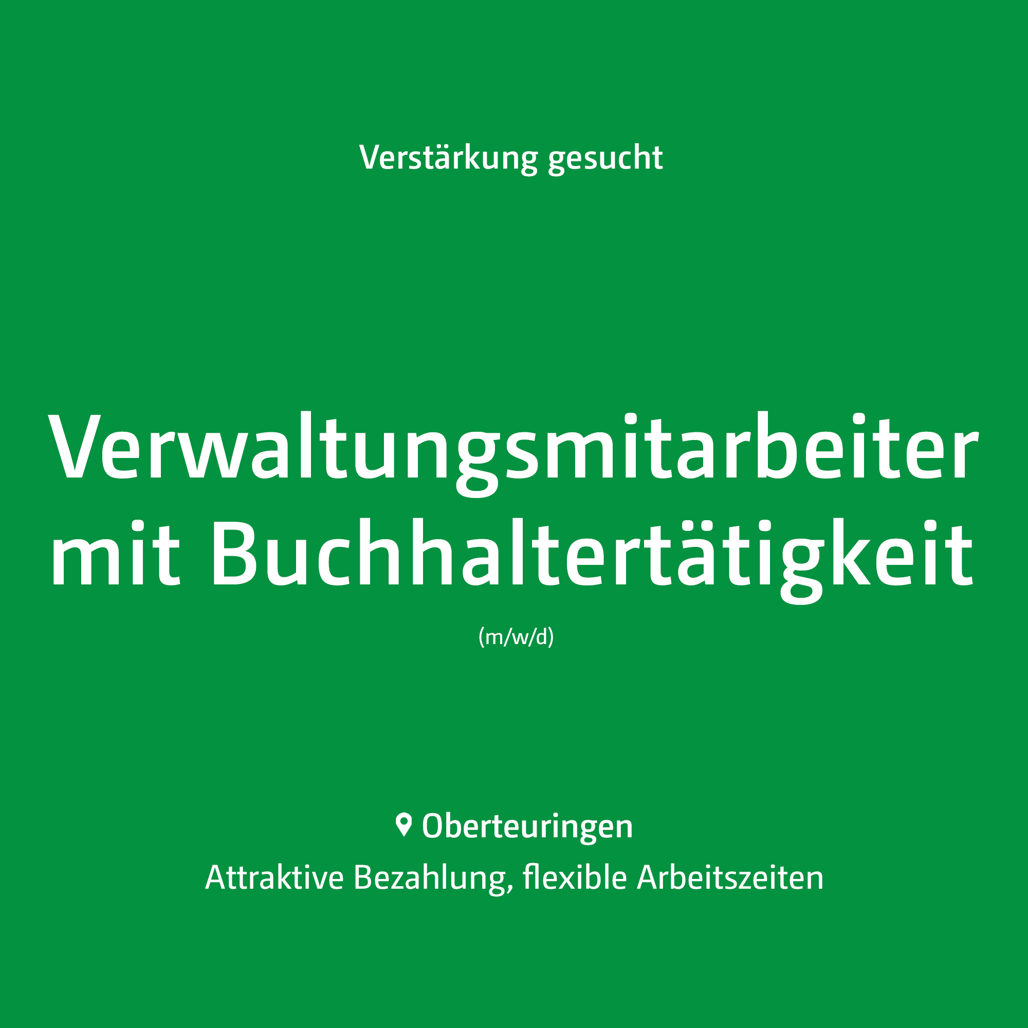 jobsfortalents.de Facebook ad: Wir suchen dich als Verwaltungsmitarbeiter (m/w/d)