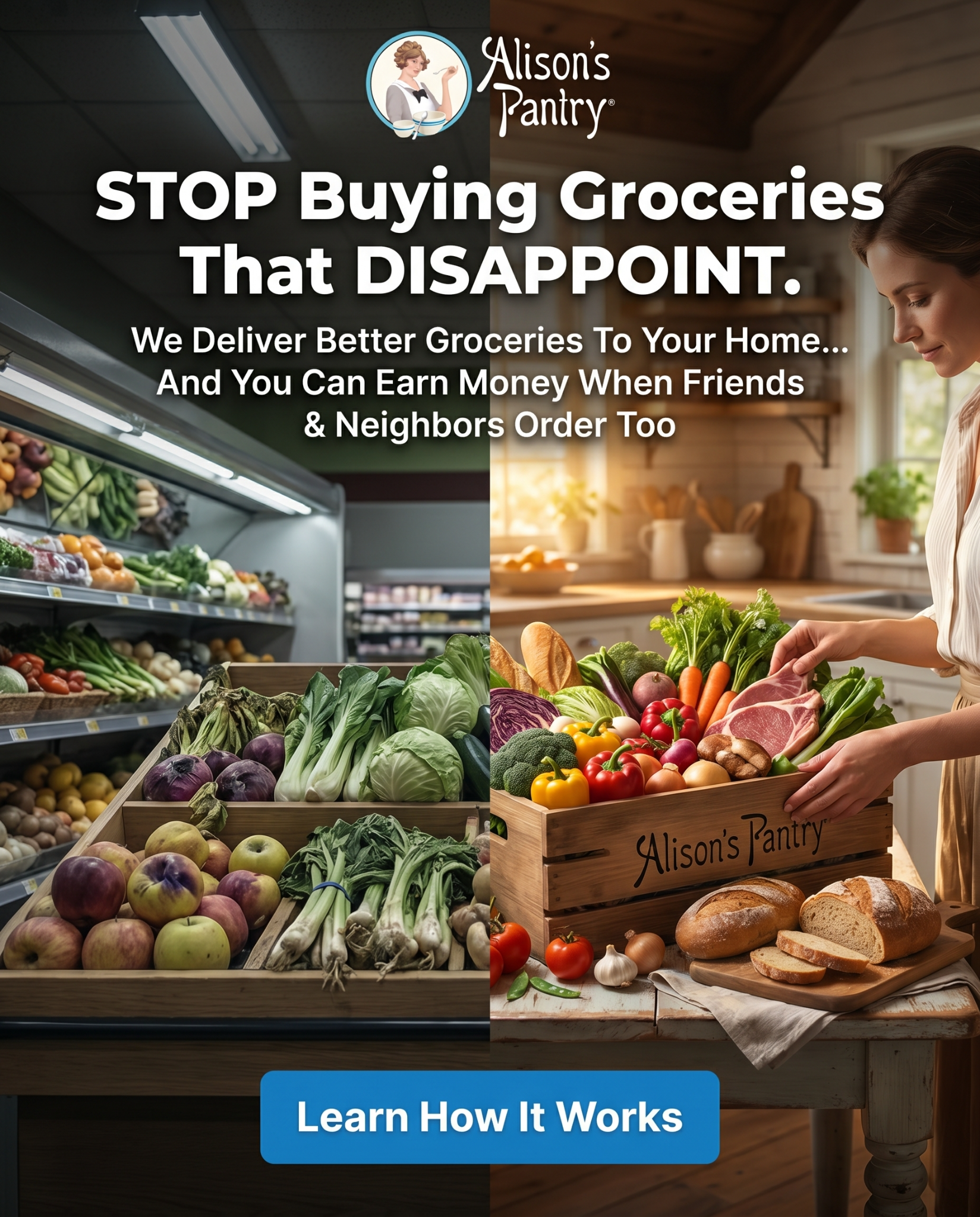 Alison's Pantry Facebook ad