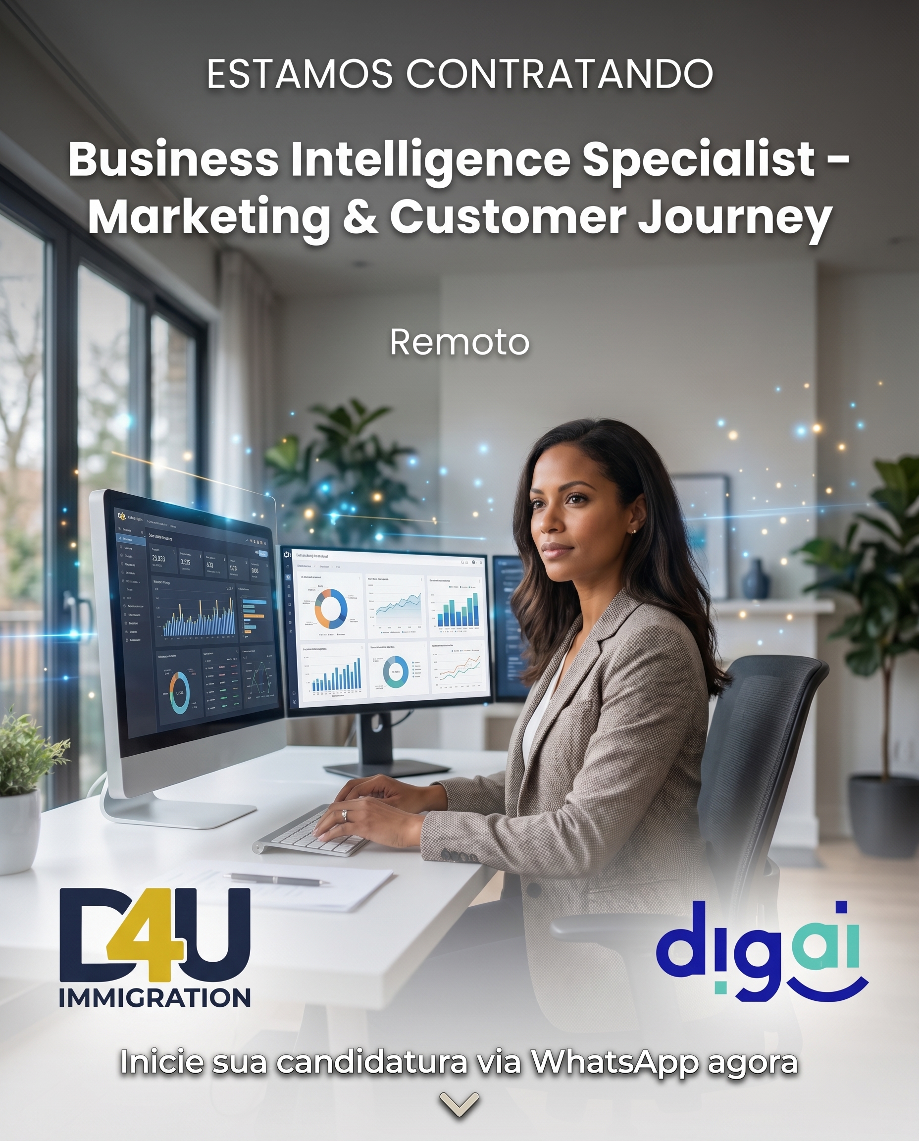 Digai.ai Facebook ad: Iniciar entrevista!