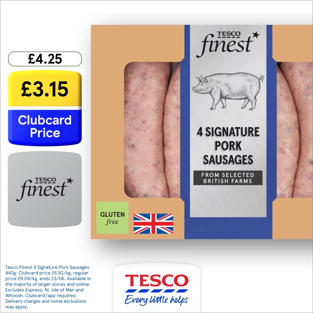Tesco Facebook ad