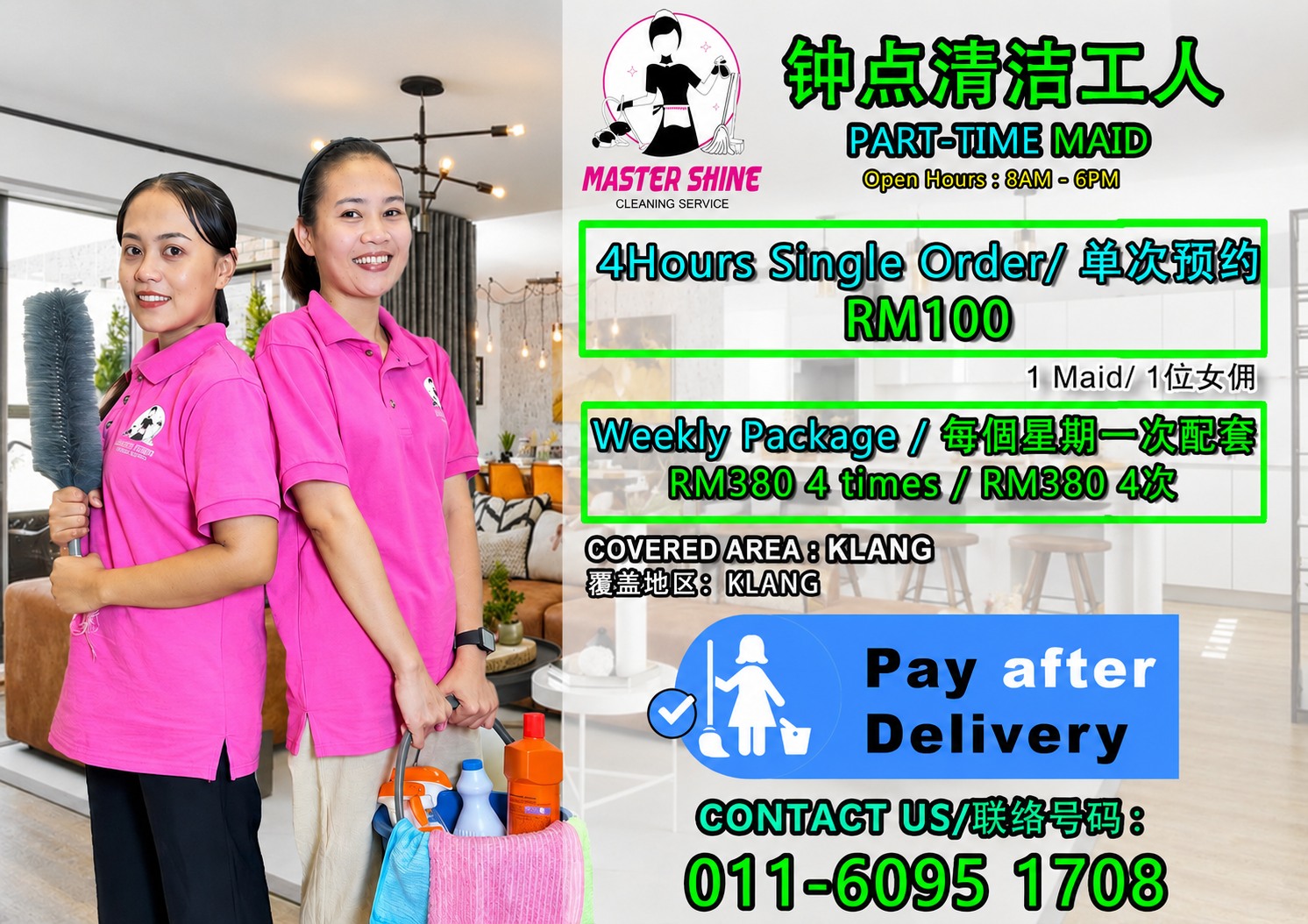 Master Shine Cleaning Services Klang Facebook ad
