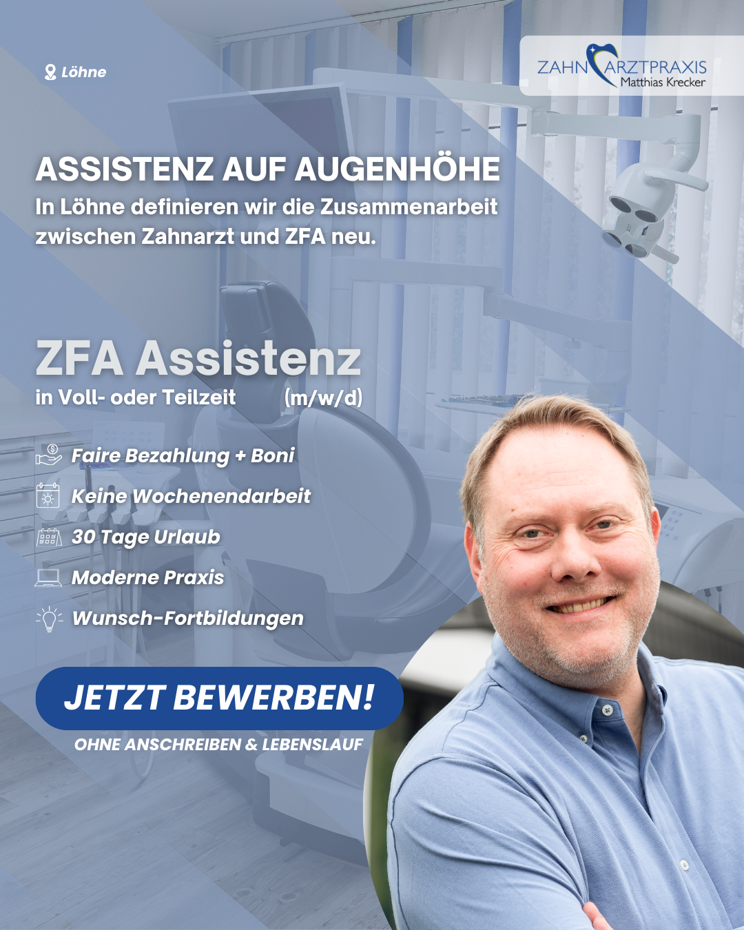 Zahnarztpraxis Krecker Facebook ad
