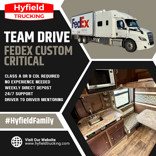 Hyfield Trucking Facebook ad