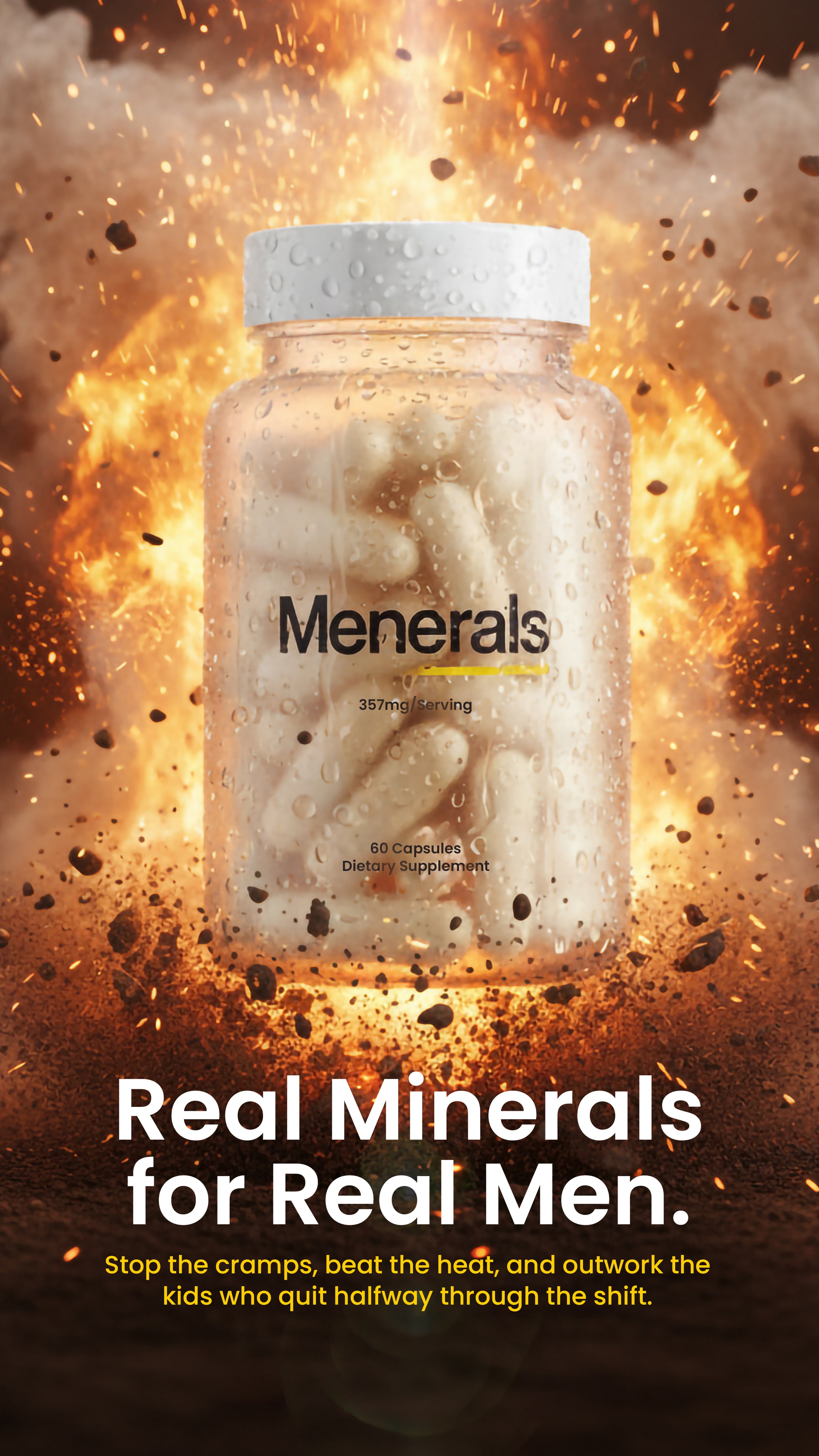 Menerals Facebook ad