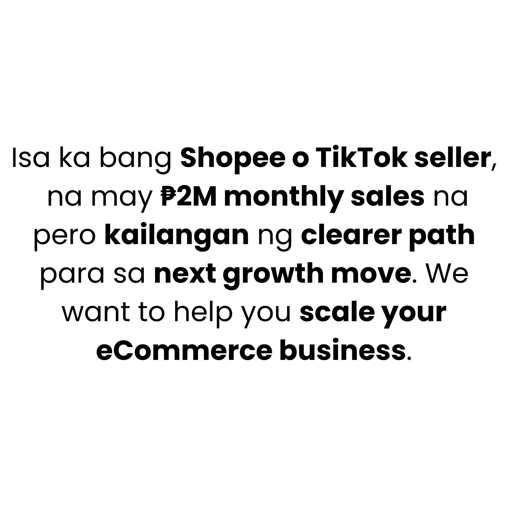 ECOM Accelerator Facebook ad