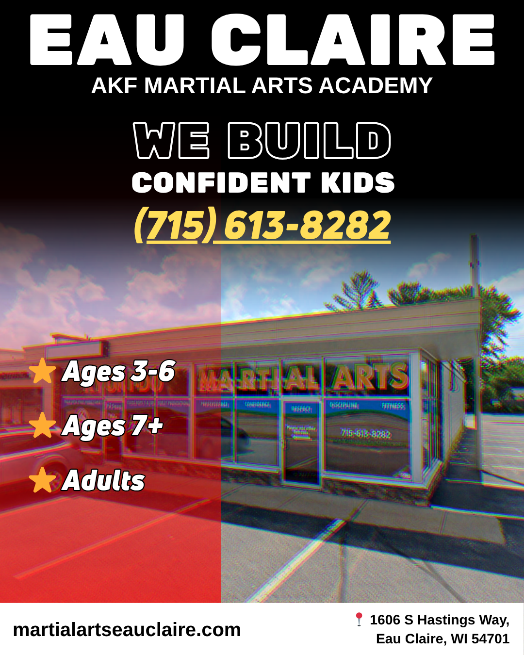 AKF Martial Arts Academy of Eau Claire Facebook ad