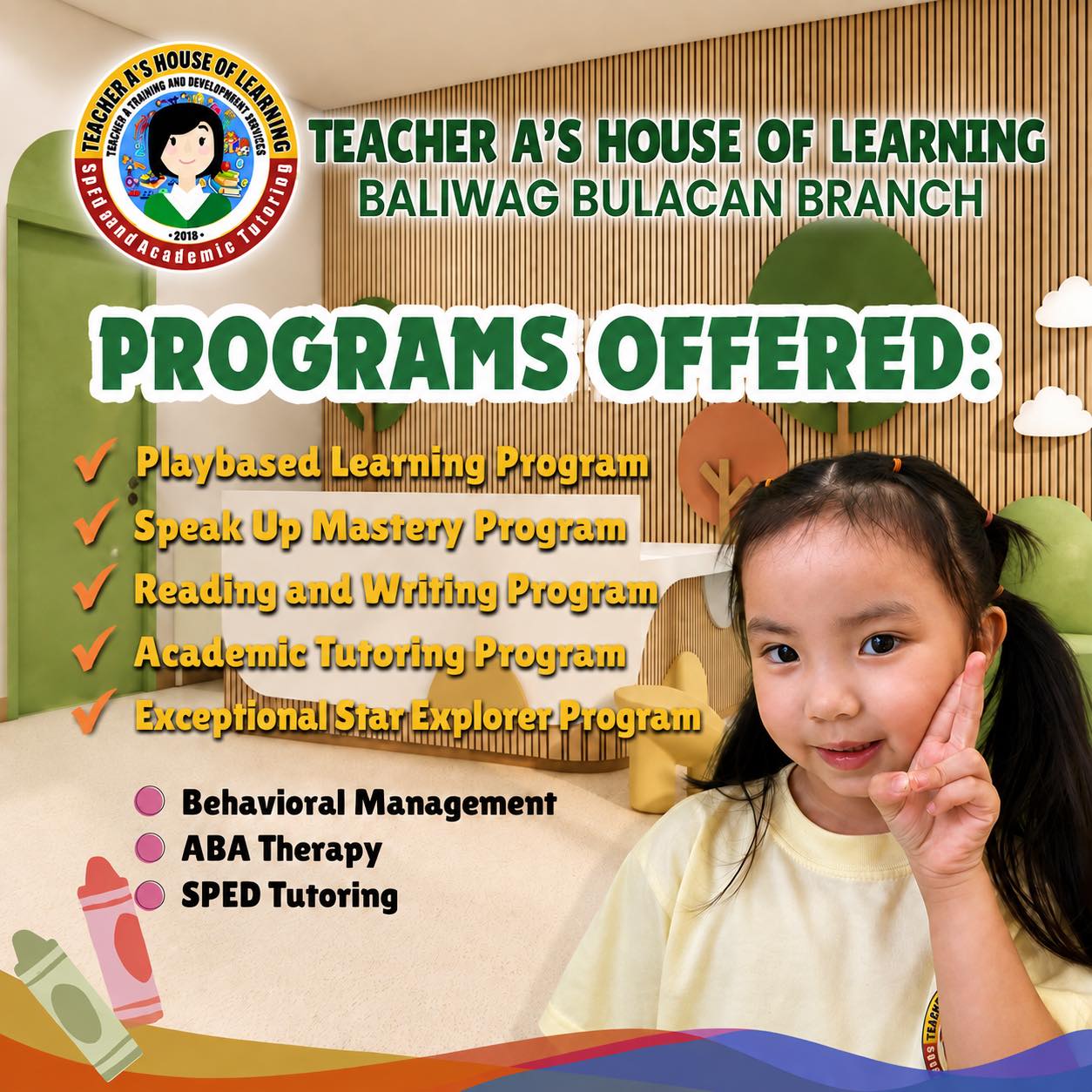 Teacher A’s House of Learning - Baliwag Bulacan Branch  Facebook ad