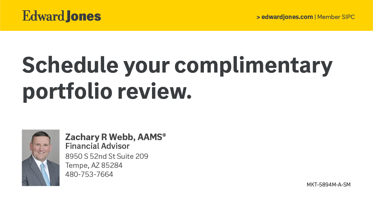 Edward Jones- Financial Advisor: Zachary Webb, AAMS Facebook ad: Edward Jones is a financial-services firm dedicated to…
