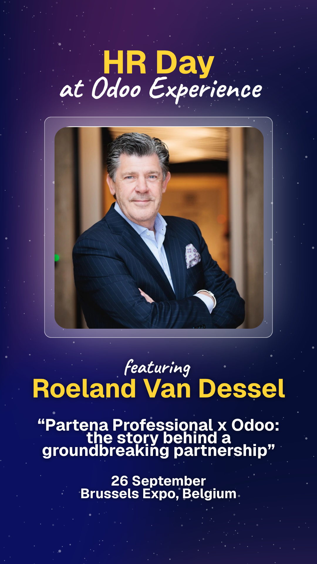 Odoo Facebook ad: Book your FREE ticket