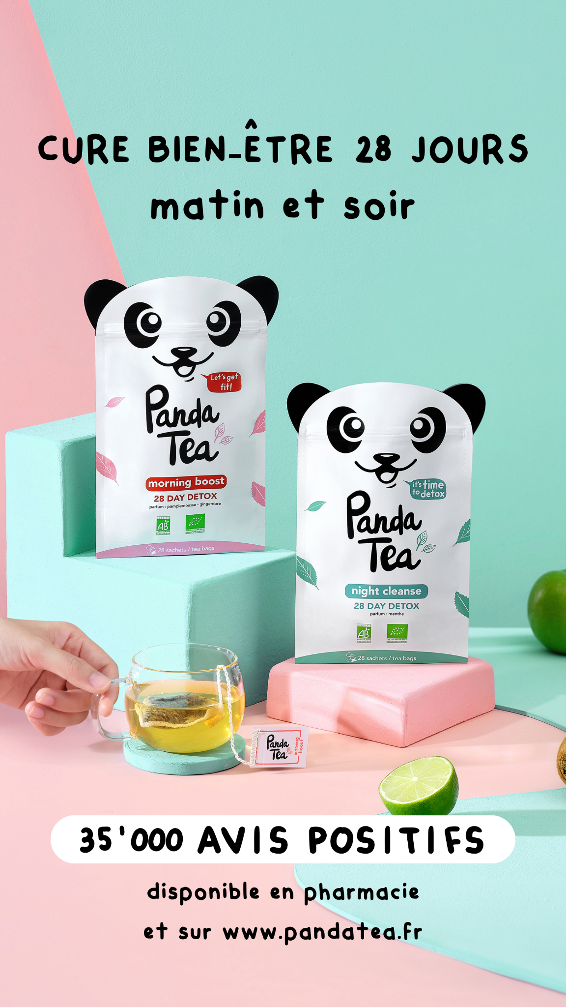 Panda Tea Facebook ad