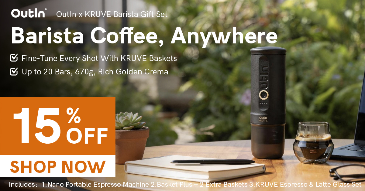 Outin Portable Electric Espresso Machine Facebook ad