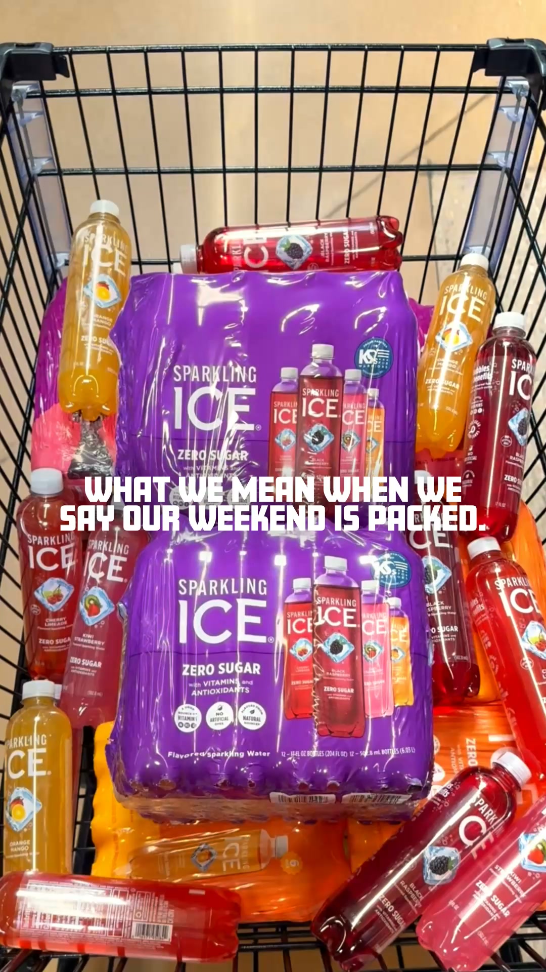 Sparkling Ice Facebook ad: Sparkling Ice Purple Variety Pack, Flavored Water, Zero…