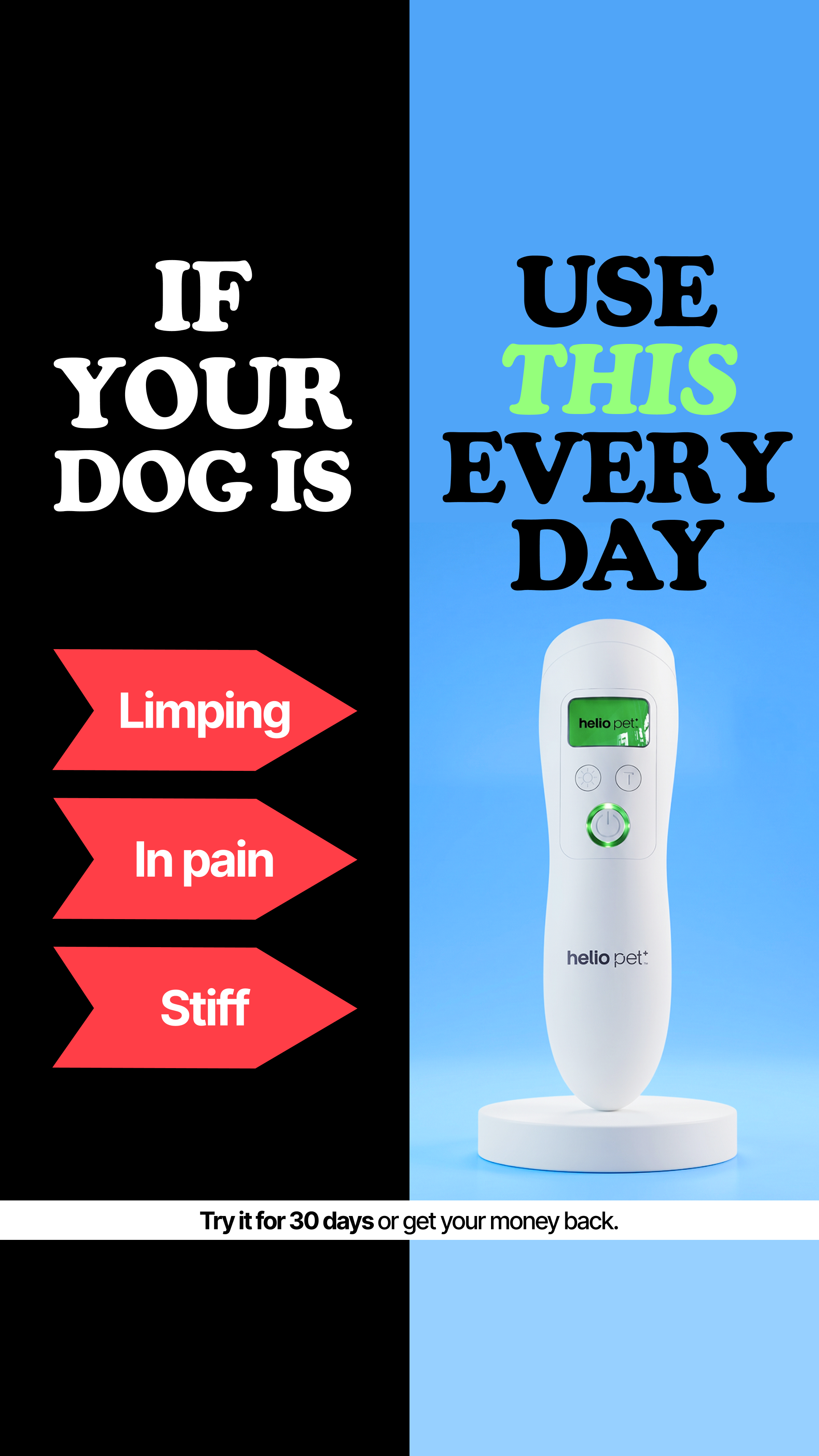 Helio Pet Facebook ad