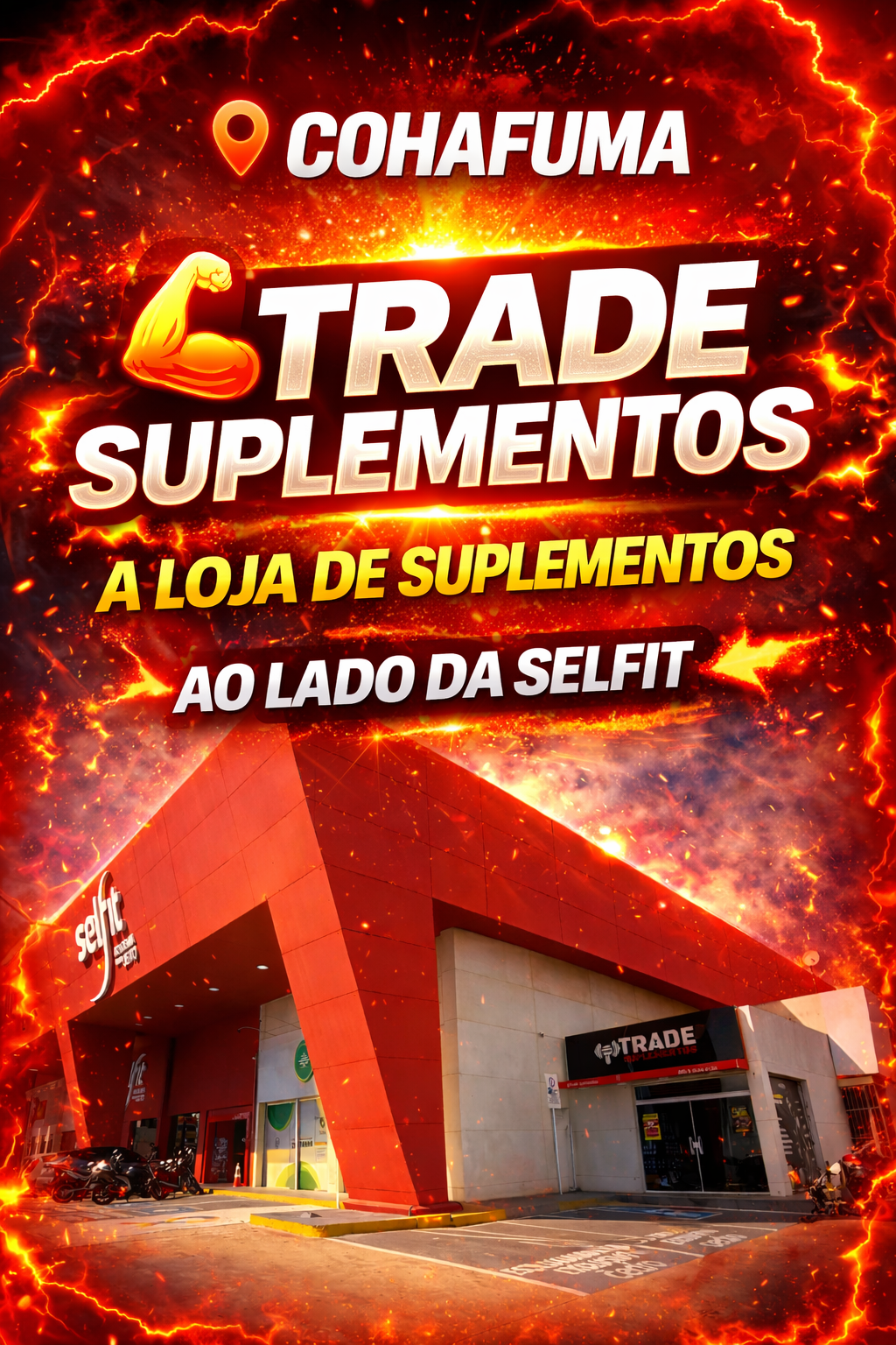 Trade Suplements Facebook ad: Se você treina na Selfit, agora ficou ainda…