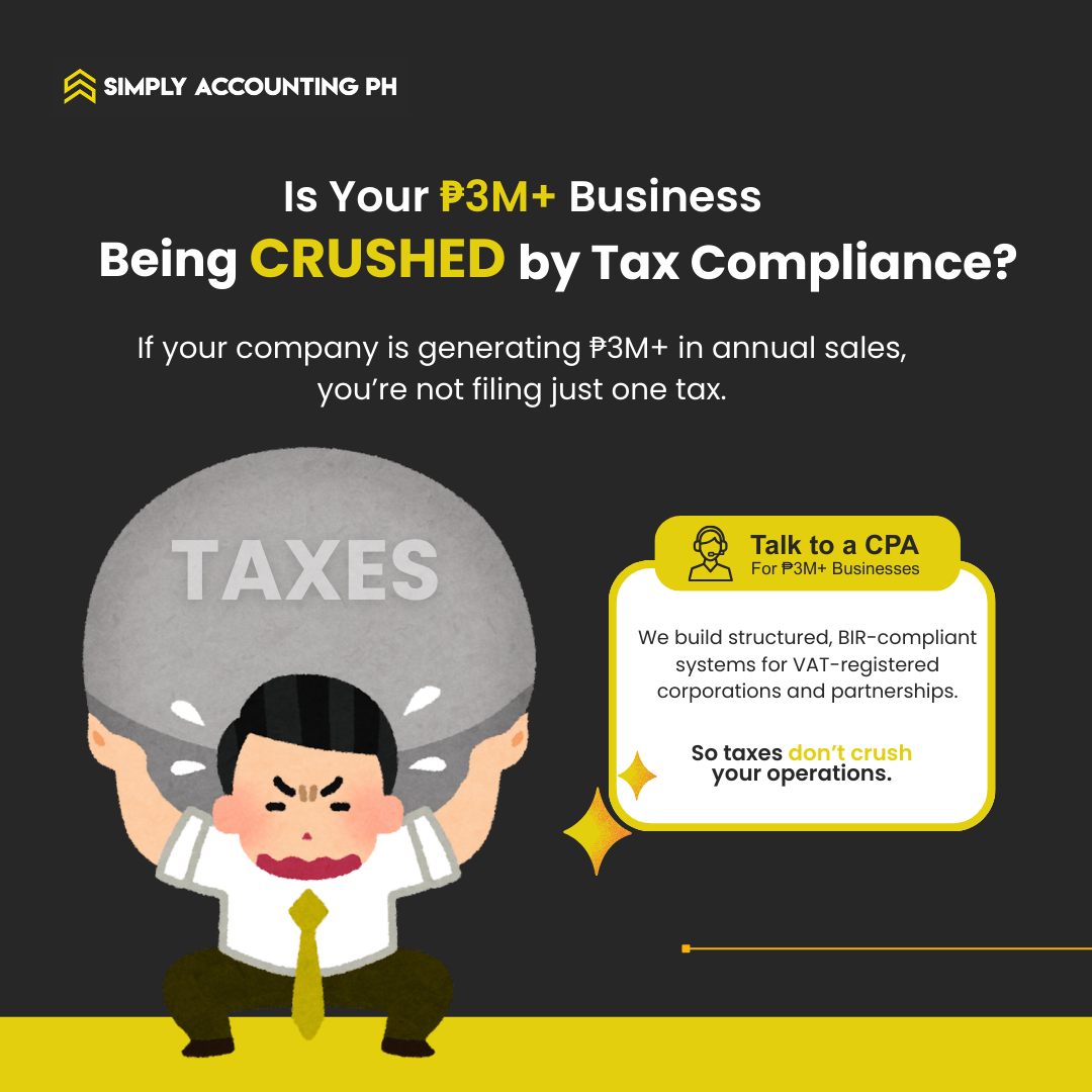 Simply Accounting PH, Co. Facebook ad: Chat with us