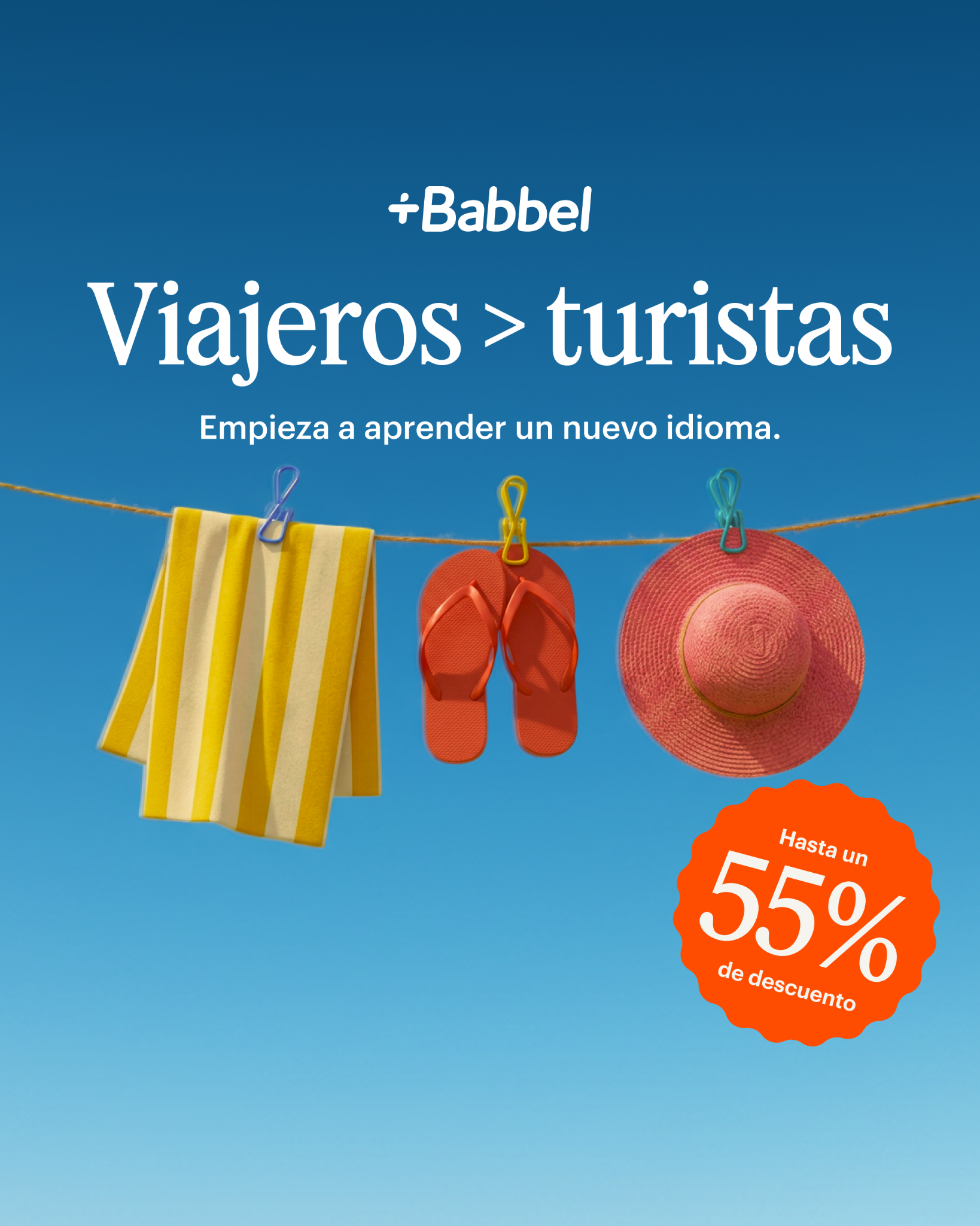 Babbel Facebook ad