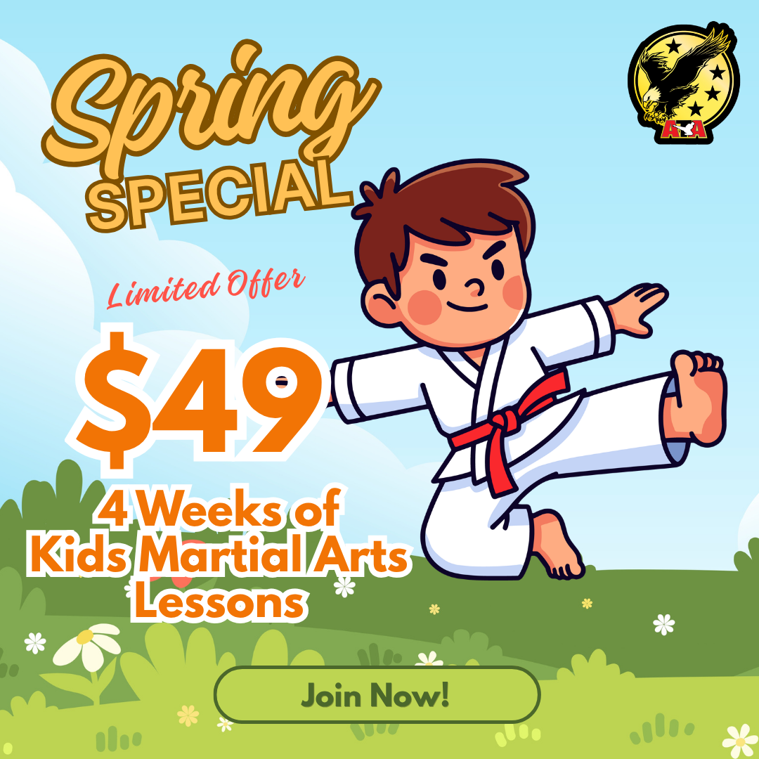 ATA Park Karate Facebook ad: Confidence Starts This Spring - Only $49