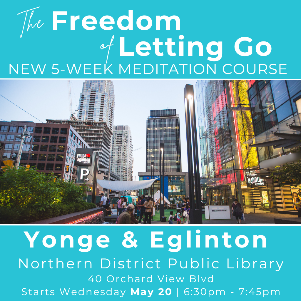 Kadampa Meditation Centre Canada Facebook ad: The Freedom of Letting Go