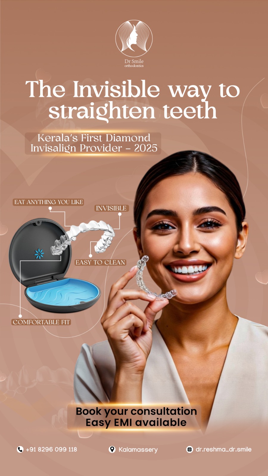 Dr Smile Orthodontics Facebook ad from Mar 23, 2026