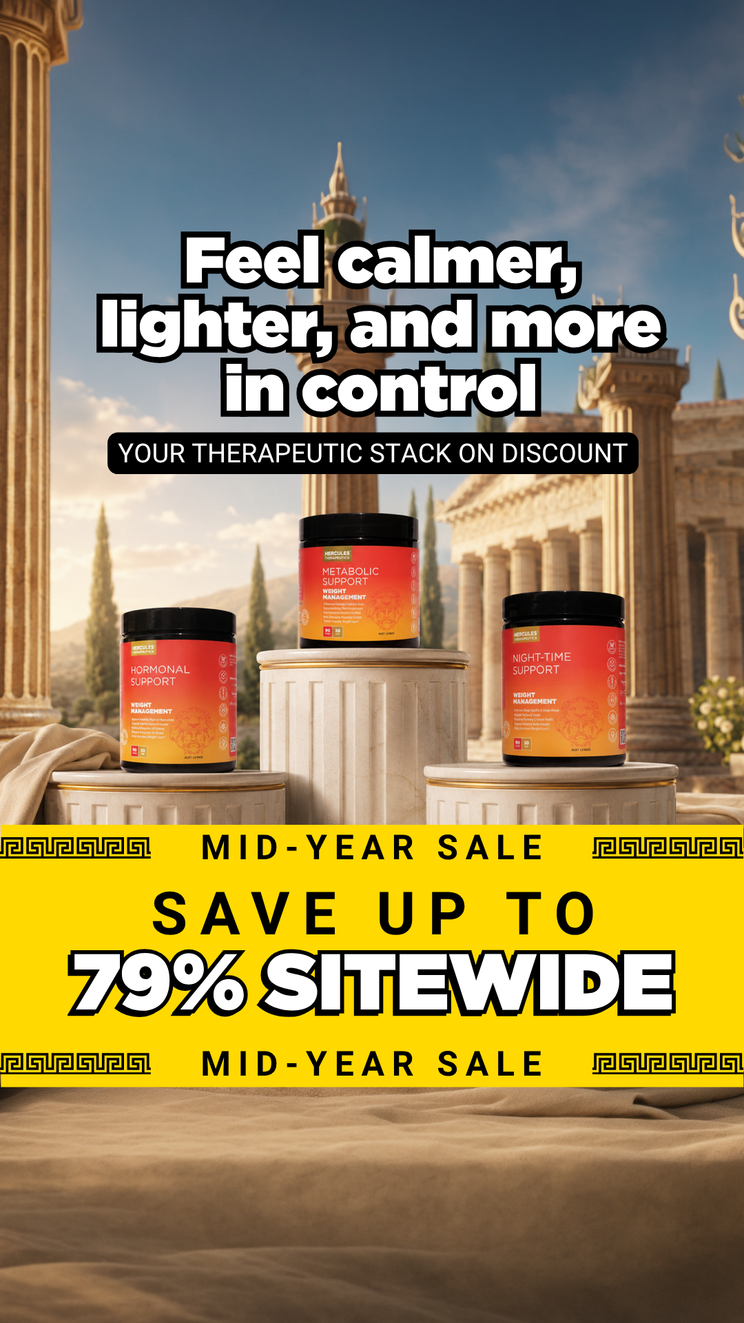 Hercules Supplements Aust Facebook ad