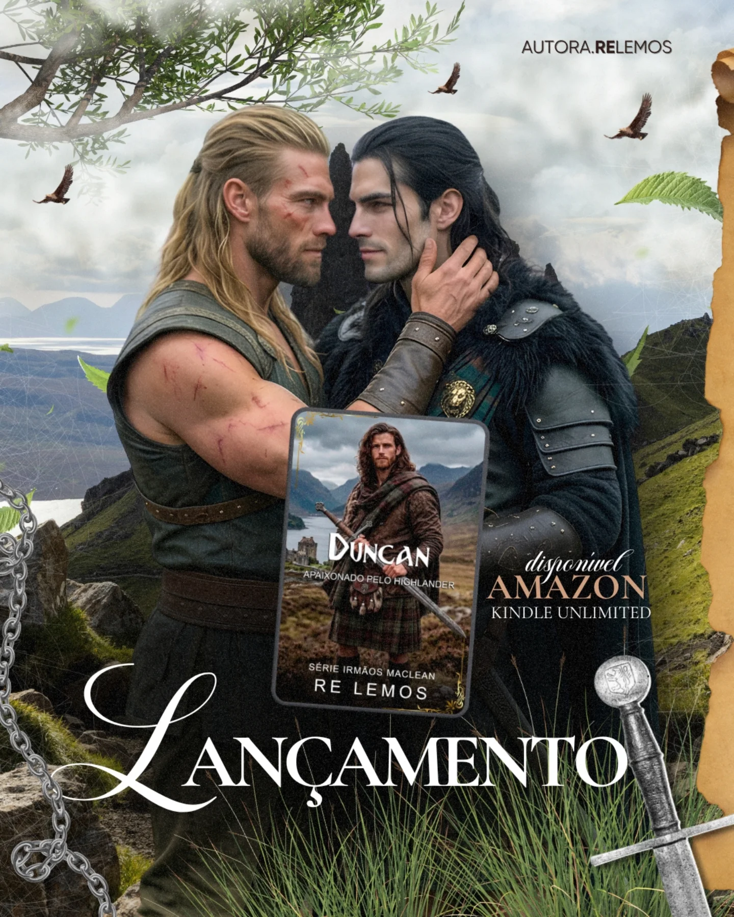 Re Lemos Facebook ad: Duncan: Apaixonado pelo Highlander
