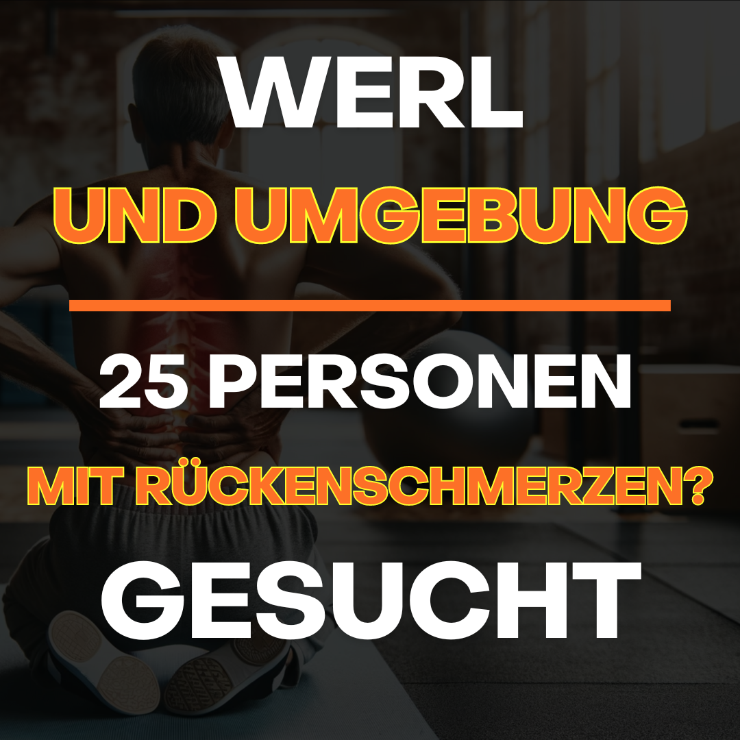 EAST Fitness & Sportsclub Facebook ad: 4 Wochen Rücken-Gesundheits-Studie