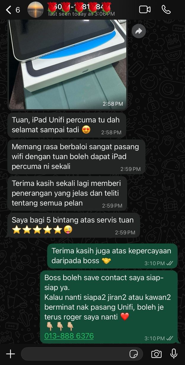 TM Unifi Facebook ad