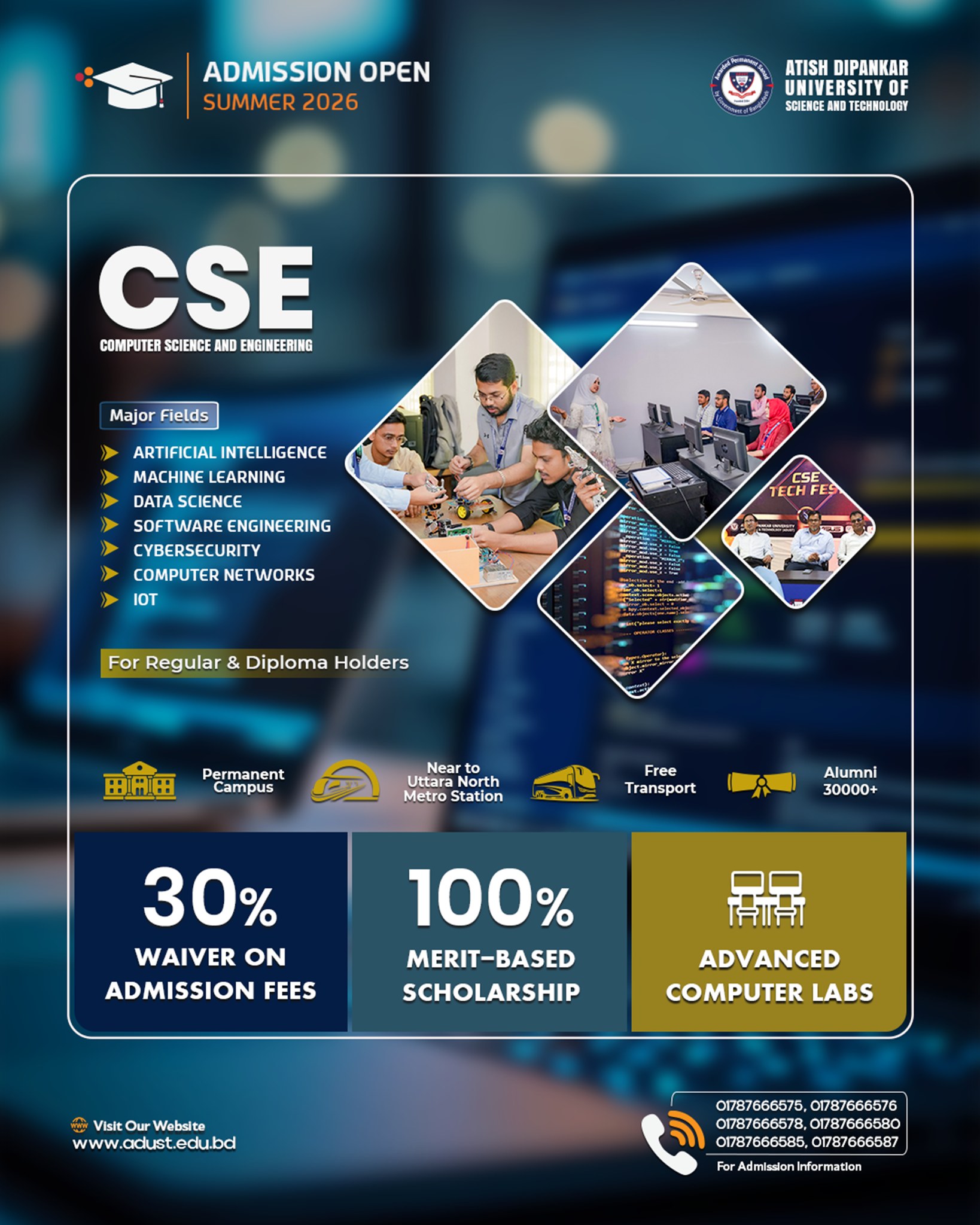 Atish Dipankar University of Science & Technology-ADUST Facebook ad