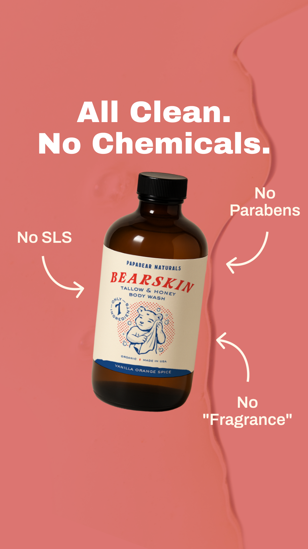 Papabear Naturals Facebook ad