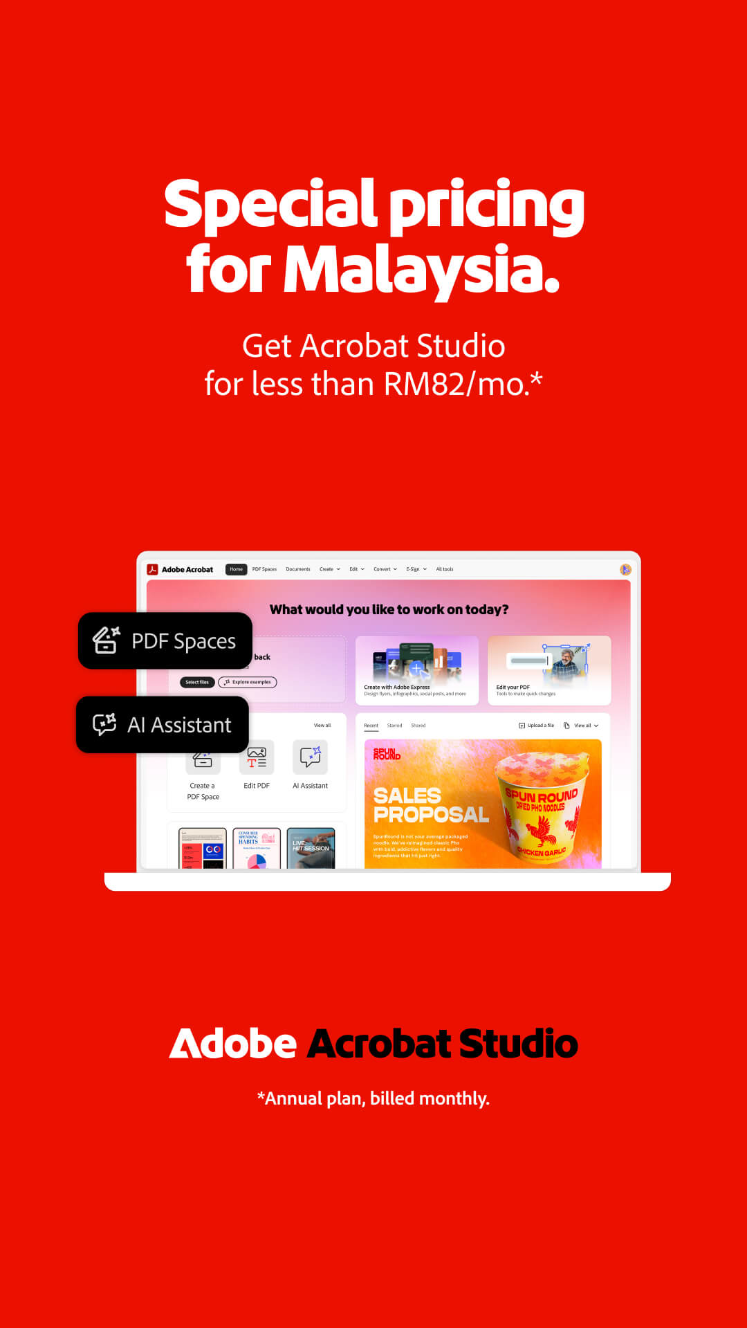 Adobe Acrobat Facebook ad