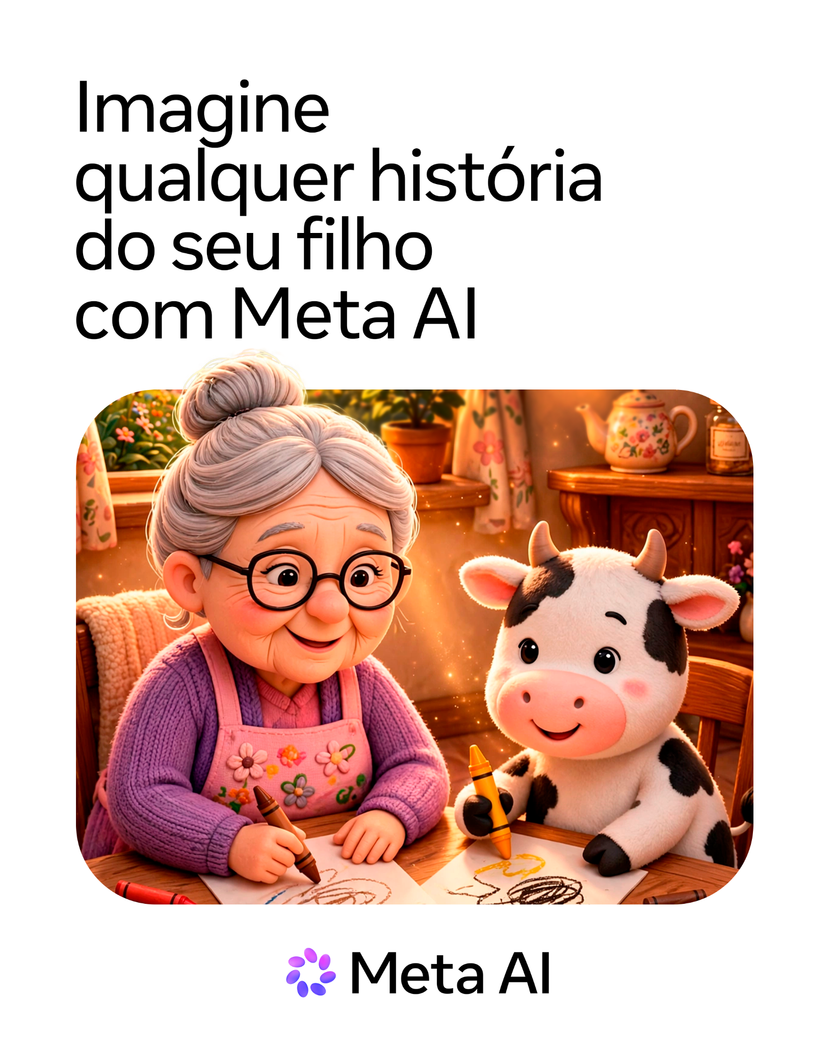 Meta AI Facebook ad