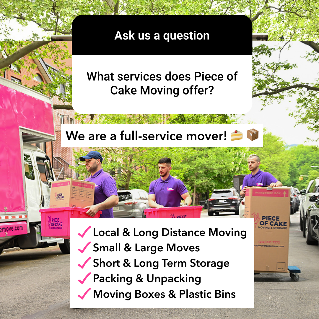 Piece of Cake Moving & Storage Facebook ad