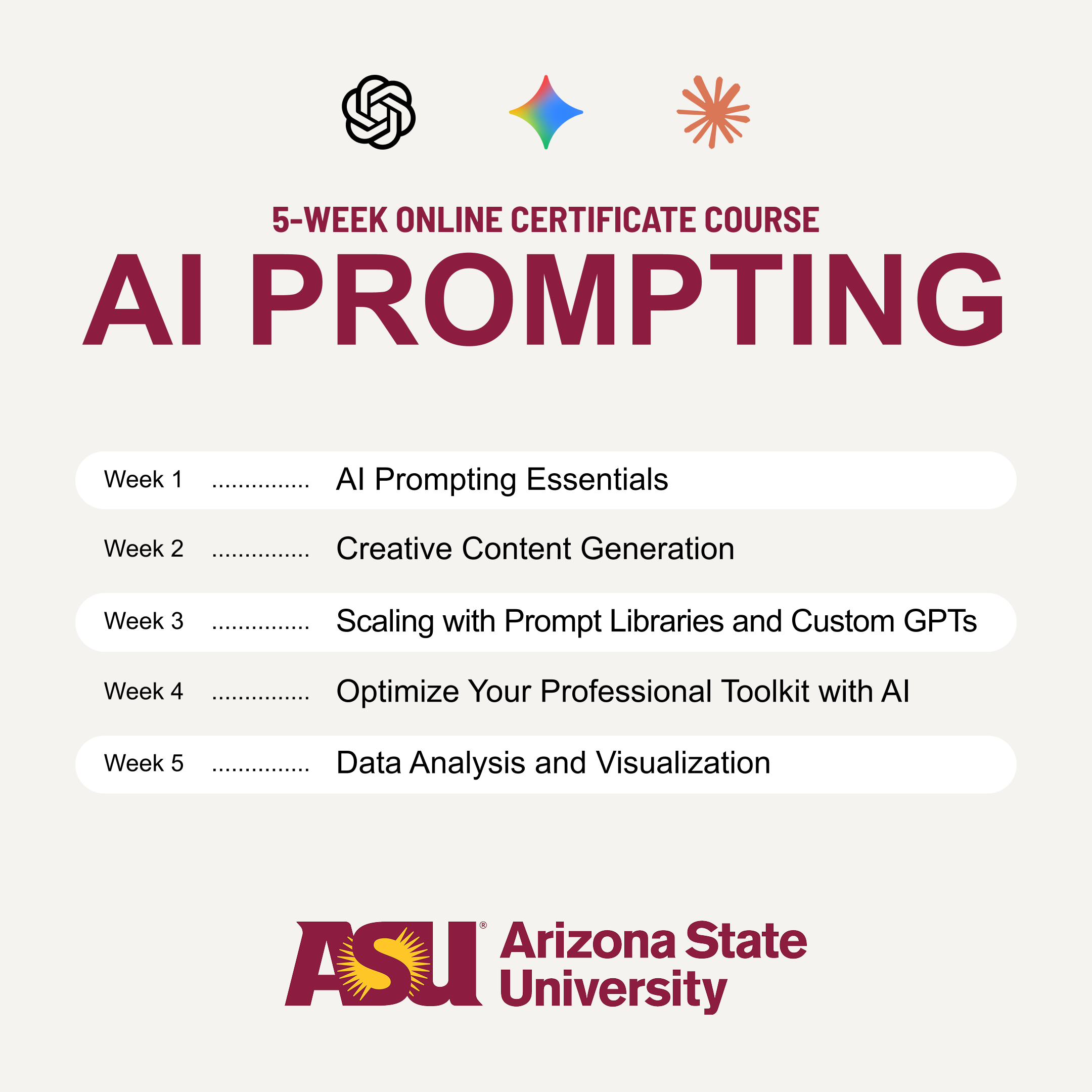 Arizona State University in collaboration with Ziplines Education Facebook ad