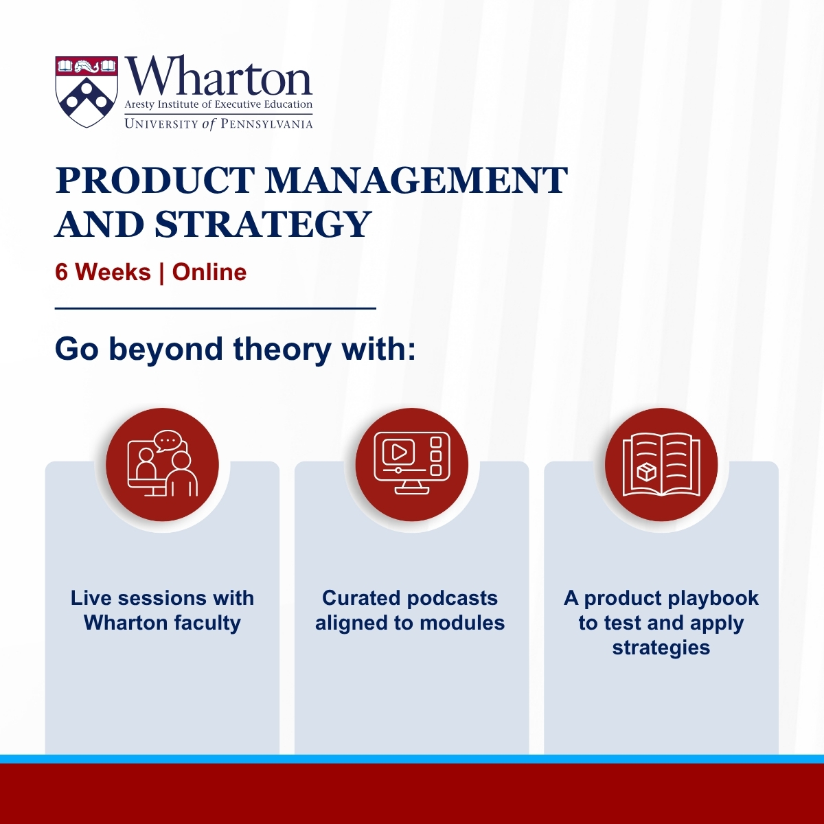 Wharton Executive Education Facebook ad