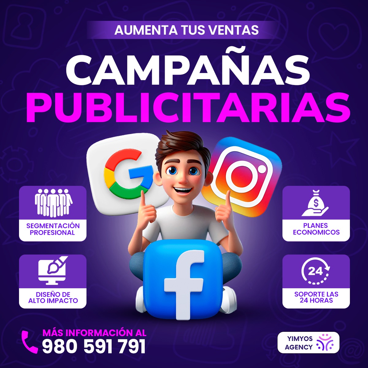 Yimyos Agency - Paid Media Manager & Marketing Digital Facebook ad: SOLICITA UNA DEMOSTRACIÓN