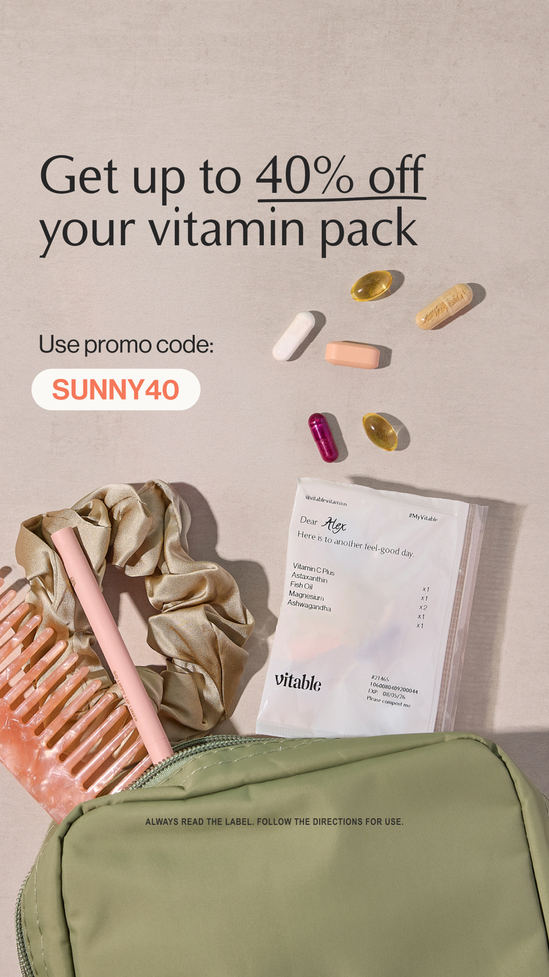 Vitable Facebook ad from Jul 6, 2026