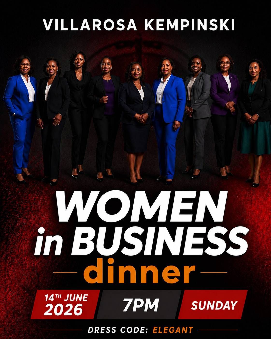 Corporate Events - Kenya Facebook ad: Women in Business Dinner