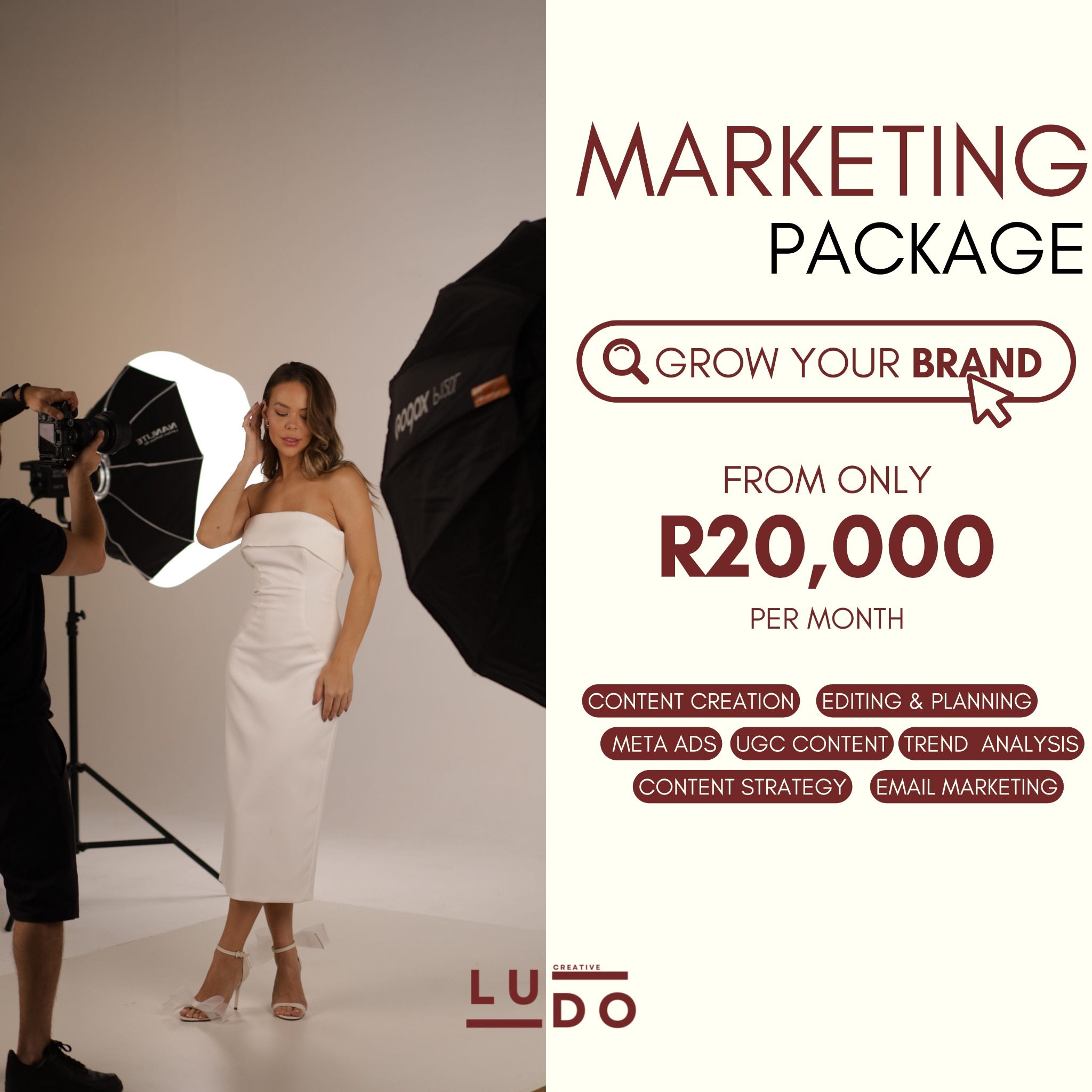 Ludo Creative Facebook ad: Boost Your Social Media Presence with Ludo Creative!