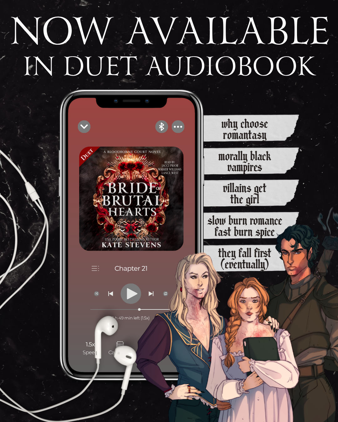 Kate Stevens - Dark Romantasy Author Facebook ad