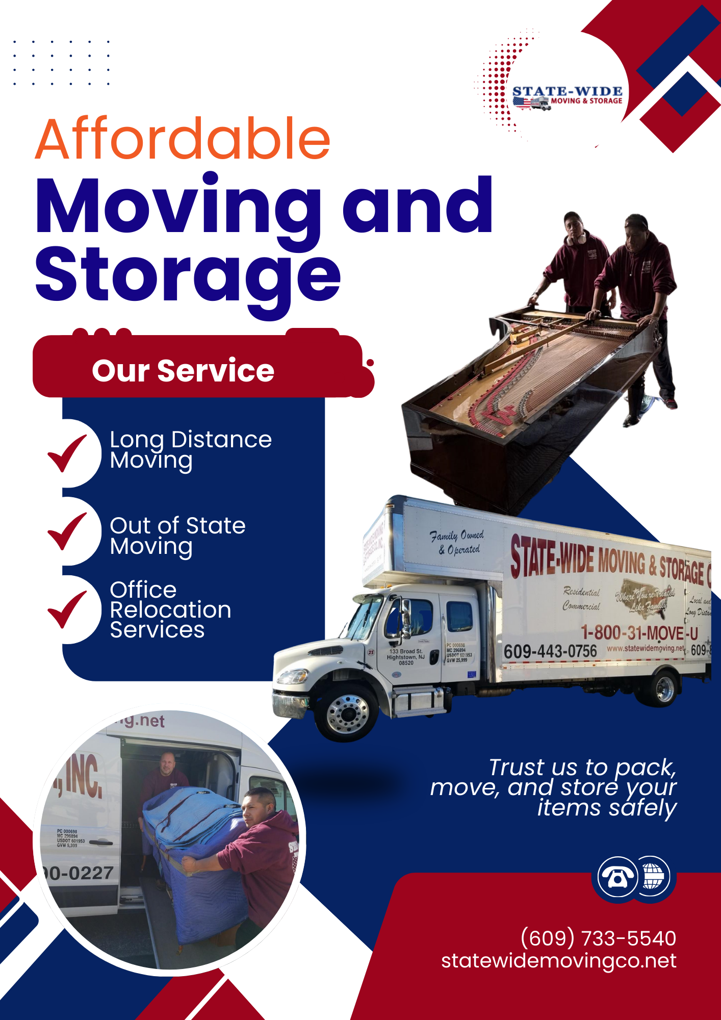 State-Wide Moving & Storage Co. Facebook ad: Make Your Next Move Easy, Efficient, and Hassle-Free!