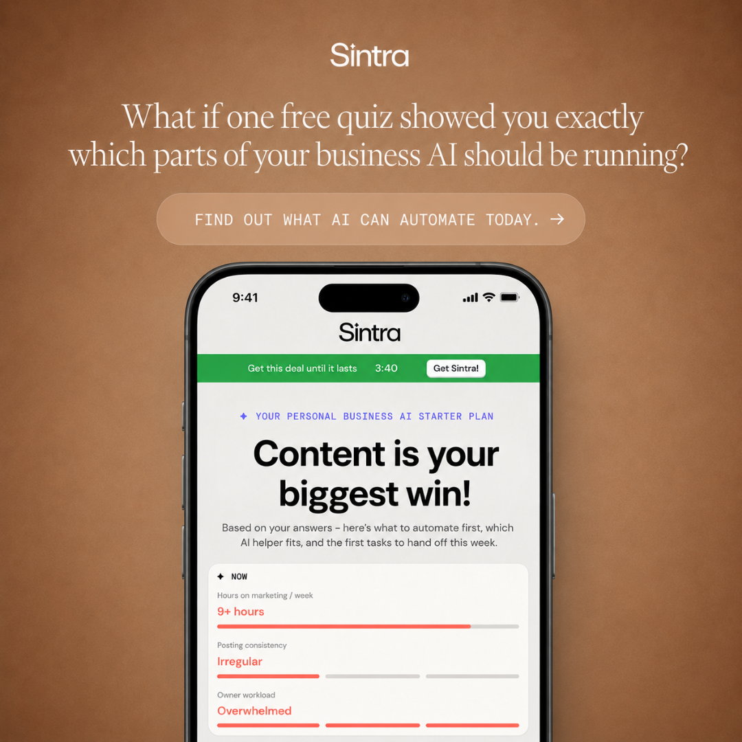 sintra.ai Facebook ad