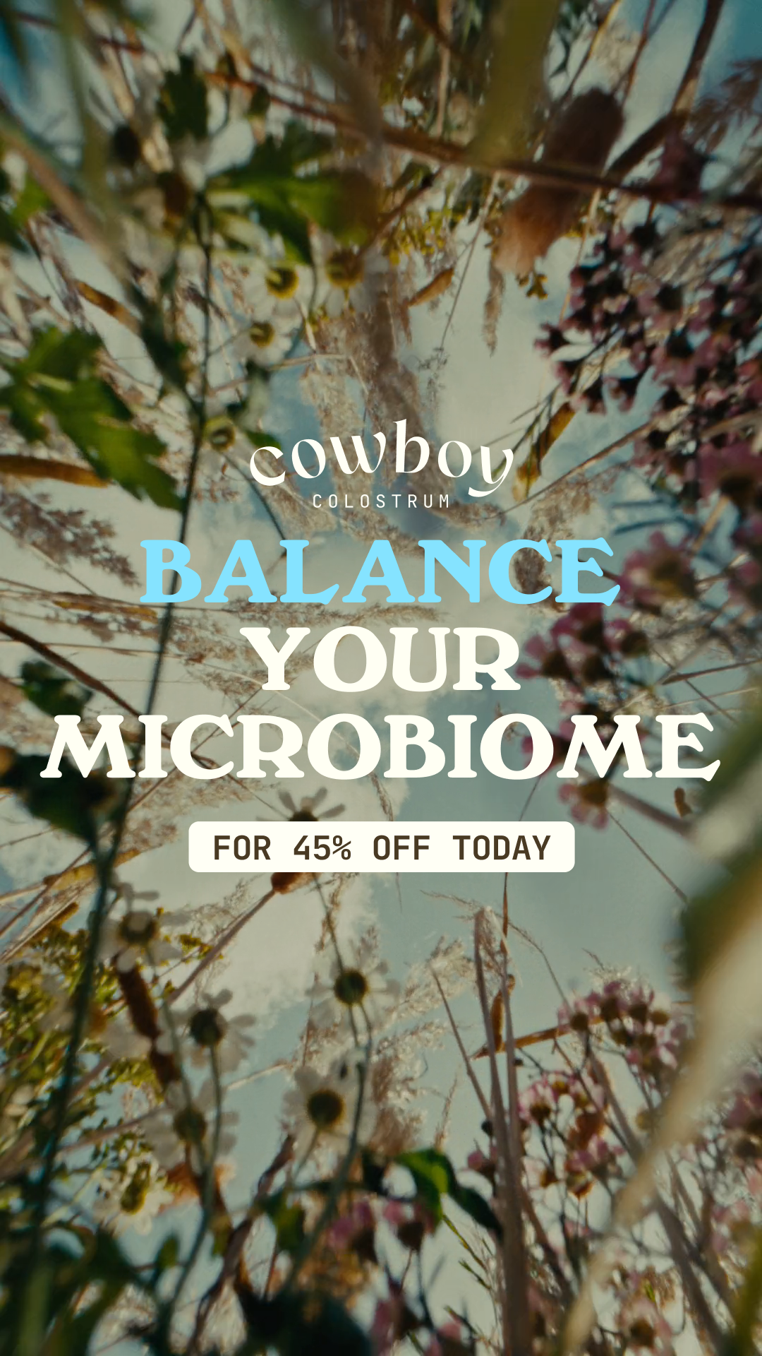 Cowboy Colostrum Facebook ad