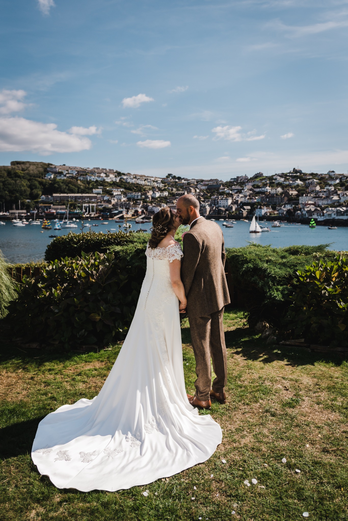 Harbour Hotel Fowey Facebook ad: Our luxury hotel is nestled into the hillside…